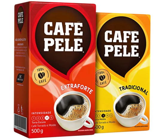 Café Pele original pacote de café extra forte e tradicional